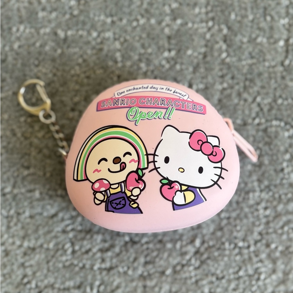 NEW Sanrio Hello Kitty X OPEN! Taiwan Exclusive Coin Purse Keychain and Tote Bag